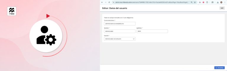Convierte a un usuario en Administrador dentro de MEE