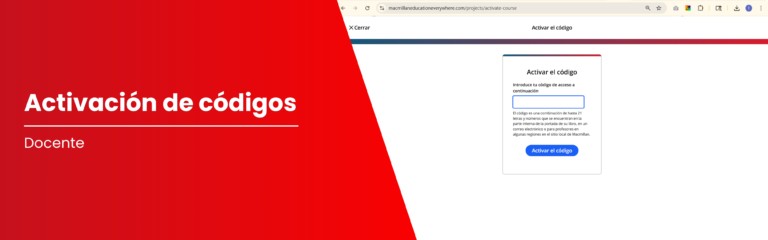 Activa tus códigos de licencia en MEE