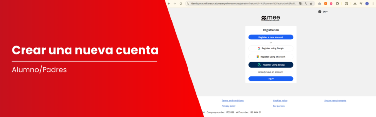 Tutorial Estudiante: ¿Cómo crear una cuenta nueva?
