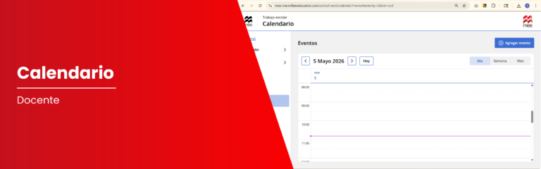 Organiza tus actividades con la herramienta Calendario en MEE