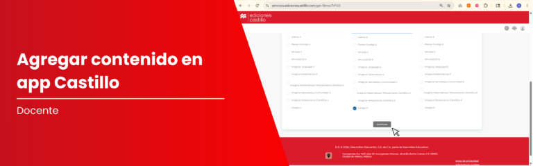 Activa contenidos adicionales en tu app Castillo