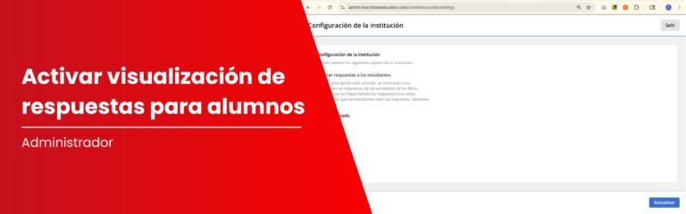 Activa la visualización de respuestas para tus alumnos