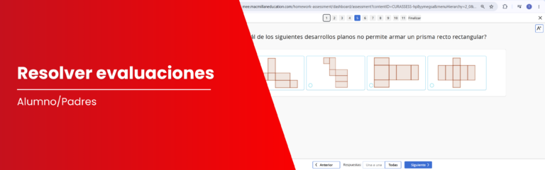 Cómo resolver y enviar tus evaluaciones en MEE