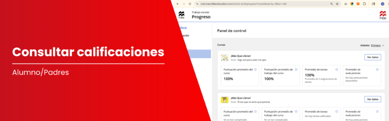 Consulta tu progreso en MEE