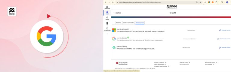 Vincula tu cuenta con Google