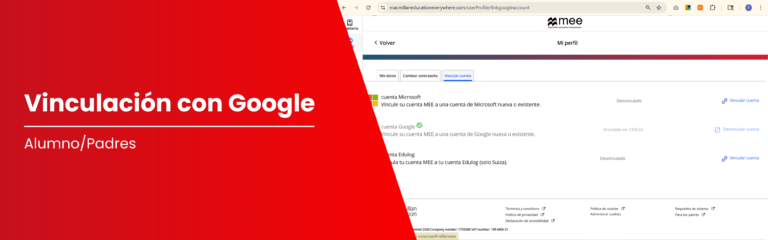 Vincula tu cuenta con Google
