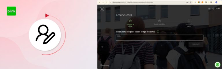 Regístrate en Blinklearning