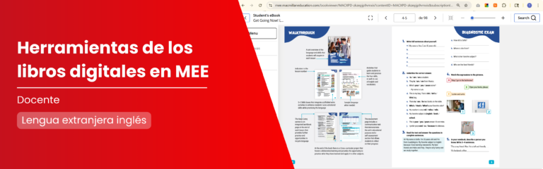 Cómo acceder a mis libros digitales y sus herramientas en la plataforma MEE