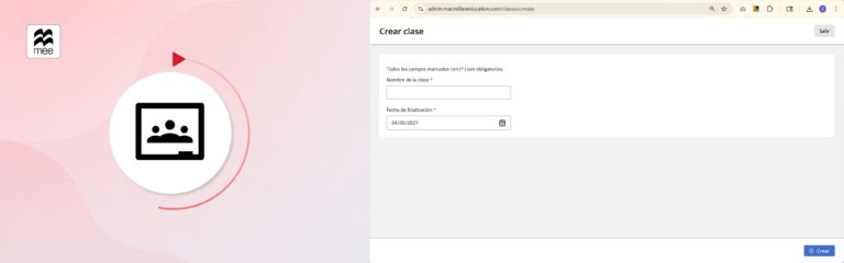 Crea tu clase en MEE