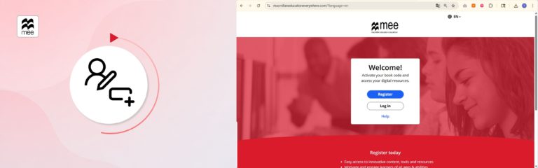 Cómo crear una cuenta de estudiante y activar un código de acceso en la plataforma MEE