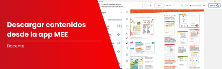 Descarga tus contenidos en la app MEE