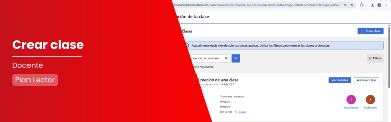 Crea tu clase en MEE