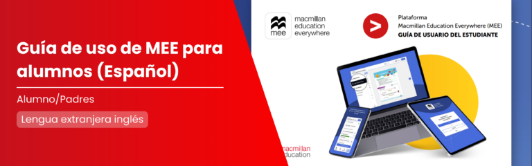 Guía de uso sobre la plataforma MEE para alumnos en español