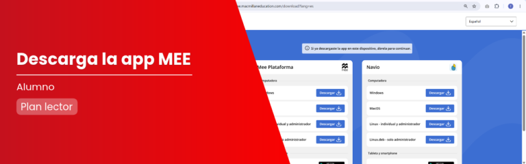 Descarga la app MEE