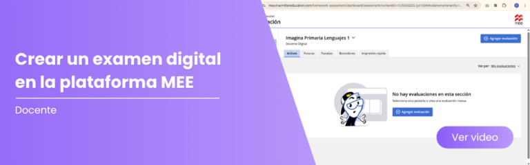Cómo crear una evaluación digital en MEE