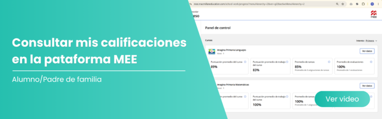 Consultar mis calificaciones en la pataforma MEE