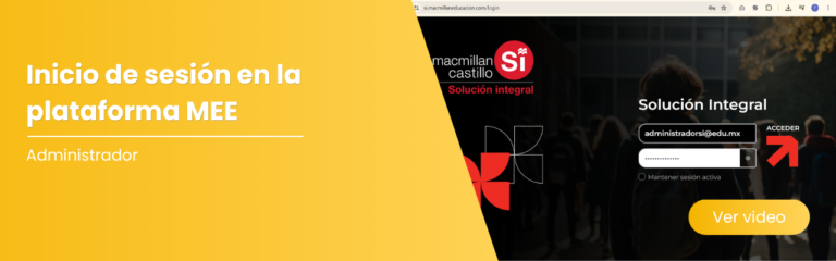 Cómo iniciar sesión en la plataforma MEE