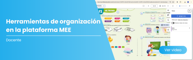 Cómo utilizar las herramientas de organización de los recursos digitales en la plataforma MEE