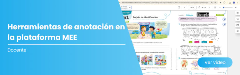 Cómo utilizar las herramientas de anotación de los recursos digitales en la plataforma MEE