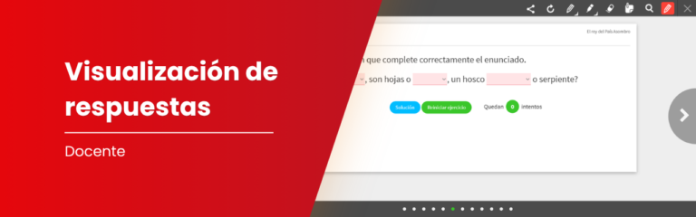 Visualiza las respuestas de los exámenes en Blinklearning